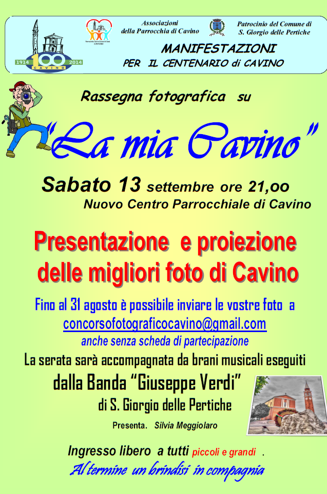 Locandina "La mia Cavino" - 13.09.2014